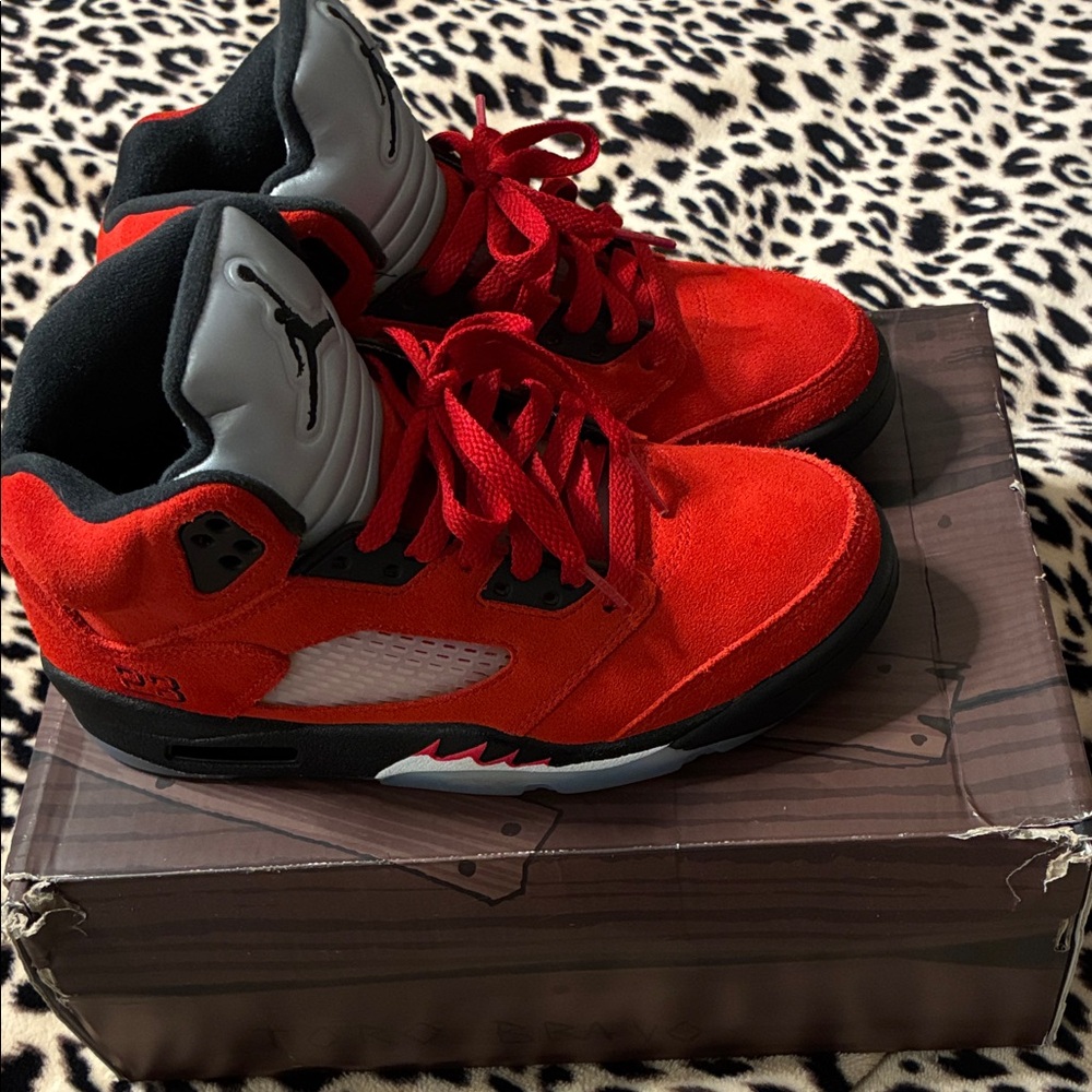 🎀 Jordan retro 5 {Raging Bull Red} 2021 🎀